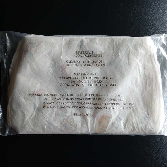 Ultimate Gold Satin Cosmetic Bag W/ Handle - Picture 6 of 7